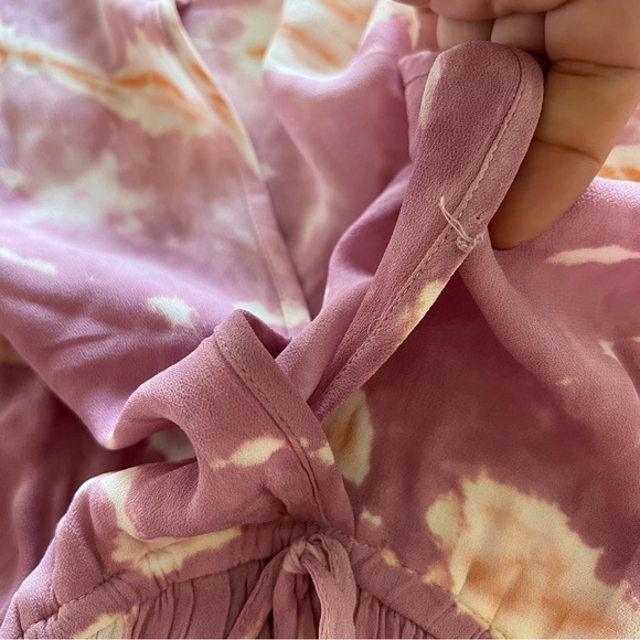 Young Fabulous & Broke Dresses Prairie Dress In Peach Bamboo Wash - Picture 10 of 12